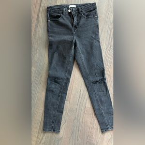 Black wash jeans